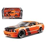 32169or Maisto Hd - Ford Mustang Gt Hard Top Harley-davidson (2006, 1:24, Orange) 32169 Diecast Car Model Auto Vehicle Automobile Metal Iron Toy