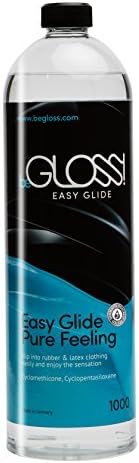 beGLOSS Easy Glide 1000ml Dressing Aid - For Latex Clothing