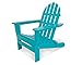 POLYWOOD AD5030AR Classic Folding Adirondack Chair, Height: 35.00