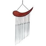 Soledi 15 Tubes Wind Chimes Healing Sound wood Metal Tube Wind Chime Healing WOOD With Metal Sound Home Yard Garden Outdoor Living Decor