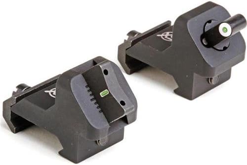 XS Sights Xpress Threat Interdiction Off Set Sight Set for Picatinny Mount Rifles, Includes Big Dot Tritium Front, Tritium Stripe .275H Rear Sight