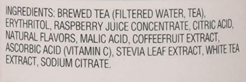 BAI ANTIOXIDANT INFUSION, RIO RASPBERRY TEA LIQUID PREPARED ICED TEA, 18 FL OZ