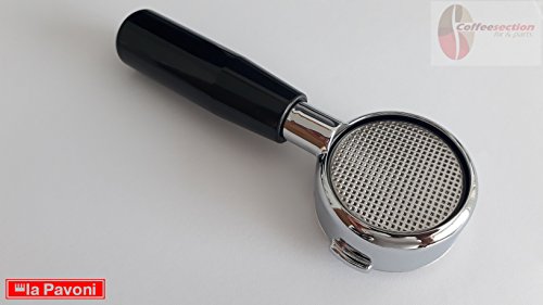 La Pavoni - Bottomless portafilter - 2cup, spout 54 mm - Millennium, Lever