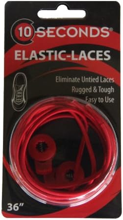 Ten Seconds Elastic Laces, Red