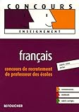 Français : Concours de recrutement de professeur des écoles by
