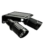 Solar Powered Motion Light,SCODE 14 LEDS Induction Lights - Dual Head Adjustable High Output Spotlight - Waterproof Wall Light for Porch Patio Garden/Cool White