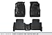 MAXLINER Floor Mats 2 Row Liner Set Black for 2015-2018 Chevy Colorado Crew Cab/GMC Canyon Crew Cab