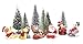 JUNKE 12 PCS Miniature Christmas Decorations Miniatures Mini Resin Desktop Christmas Ornaments Christmas Trees, Santa, Panda, Penguin, Reindeer, Dog, Bear, Xmas Gifts for Girls Boys Kids (12 Pieces) primary