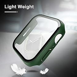 TAURI 2 Pack Hard Case Compatible for Apple Watch