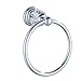 AUSWIND Chrome Towel Ring Clear Crystal Glass Wall Mounted Bathroom Accessories WT