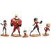 The Incredibles 2, 5 Piece Family Figure Set comes with (Mr./Mrs. Incredible, Violet, Dash, Jack Jack) primary