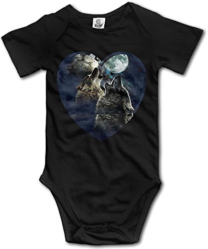 Three Wolf Moon Painting Art Limited Funny Onesies Cool And Comfortable Cotton