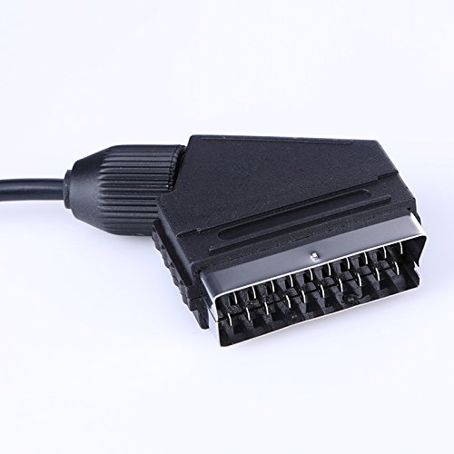 image for UTP 2m SCART Cable TV AV Lead Real RGB Scart Cable Replace Connection 