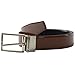 alpine swiss Men's Dress Belt Reversible Black Brown Leather, Solid, Size 36