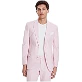 Tommy Hilfiger Mens Modern fit Suit Jacket Blazer 42 S Pink Solid Stretch