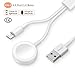 Watch Charger 2 in 1 Magnetic Apple iWatch Charger 3.9ft/1.2m Phone Charger Cable Compatible with for Apple Watch Series 4/3/2/1& iPhoneXR/XS/XS Max/X/8/8Plus/7/7Plus/6/6Plus/iPad4/iPadAir/Mini