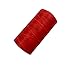 CrazyEve Leathercraft 284 Yards Diameter 0.039 inch (1mm) 150D Sewing Waxed Thread Leather Hand-stitched Sewing Thread (Red)