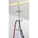 mDesign Metal Wire Over The Closet Rod Hanging Storage Organizer Hanger for Storing and Organizing Purses, Backpacks, Satchels, Crossovers, Handbags - 2 Pack - Bronze