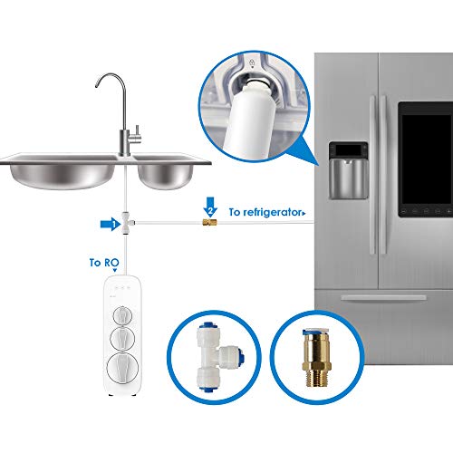 Waterdrop Ice Maker Connection Line & Refrigerator Hose Kit for Reverse