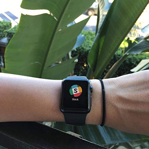 VATI Sport Band Compatible with Apple Watch Band 38mm 40mm, Soft Silicone Sport Strap Replacement Bands Compatible with 2018 Watch Series 4/3/2/1, 38MM 40MM S/M (Black)