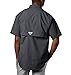Columbia Men's Bahama II UPF 30 Short Sleeve PFG Fishing Shirt, Black, X-Small