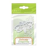 Tonic Studios 180E Delicate Dragonfly Rococo Petite Die, Grey