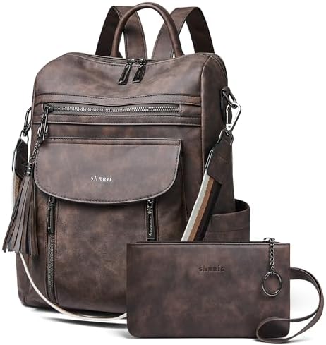 Amazon.com: UTO Women Backpack Purse Leather Vegan  display picture 2
