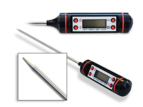 Smarthomes Digital Meat Cooking Thermometer - Ideal Oven Temperature Probe For Food, Grill, BBQ | Extra Bonus Recipes | Auto Shut-off For Maximum Battery Life