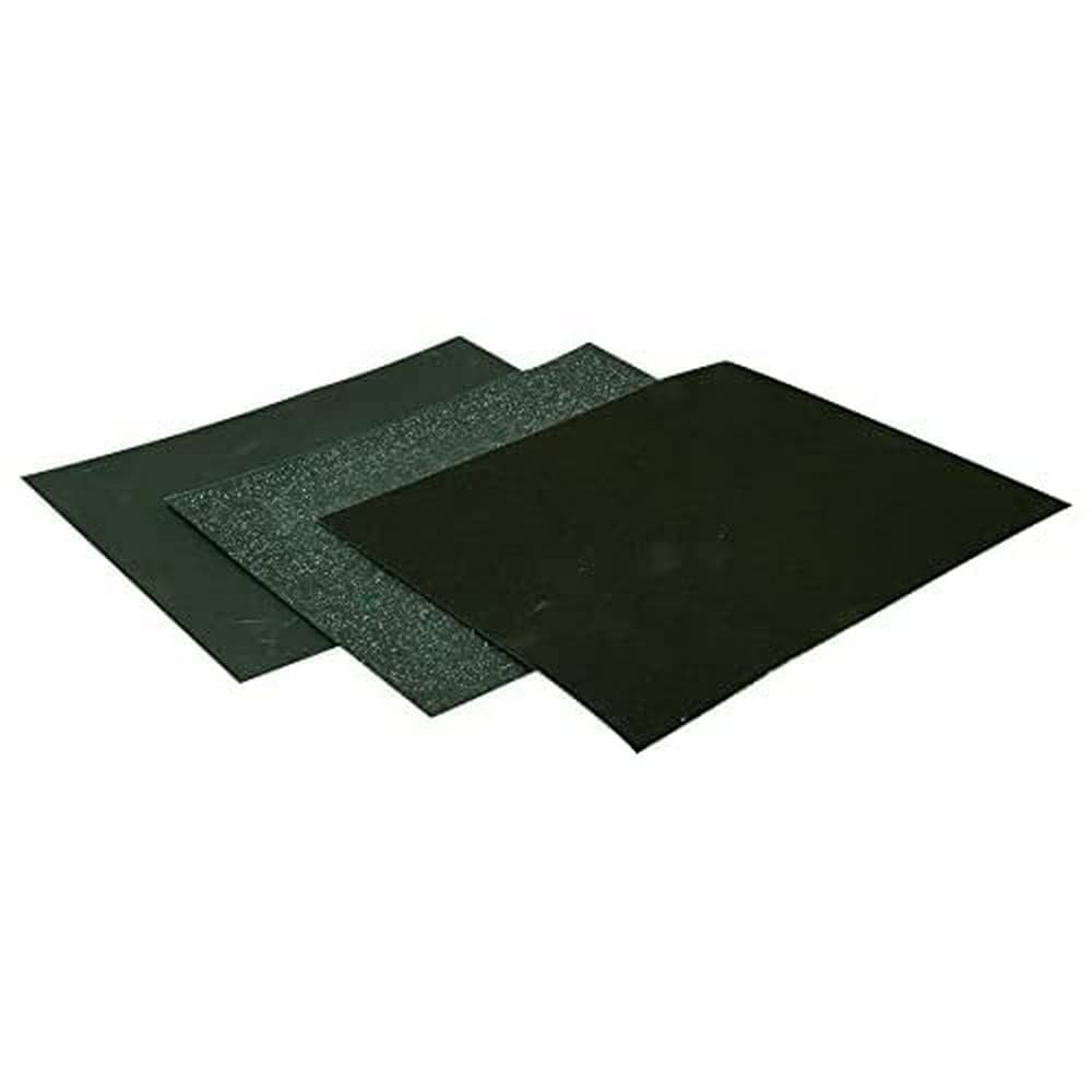 Rolson 24507 10 pc Wet and Dry Sand Sheets, Black