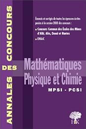 Mathématiques, physique et chimie, MPSI, PCSI