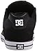 DC Men's Pure Casual Low Top Skate Shoe, Black/Black/White, 11 D D US