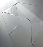 Acrylic End Table 17 inches high x 17 wide, x 12 deep x 3/8