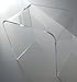 Acrylic End Table 17 inches high x 17 wide, x 12 deep x 3/8