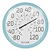 Taylor Big and Bold Wall Dial Thermometer, Indoor Outdoor Thermometer, Wireless Thermometer with Easy to Read Numbers for Patio, Pool, Garage and Indoor Areas, 13.25-inch, Sky Blue