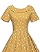 GownTown 1950s Vintage Womens Dress Bowknot Audrey Hepburn Style Party Dresses