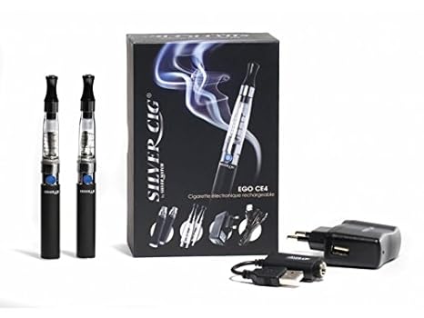 E - Zigarette Silver Cig eGo-T Doppelset + Geschenkbox