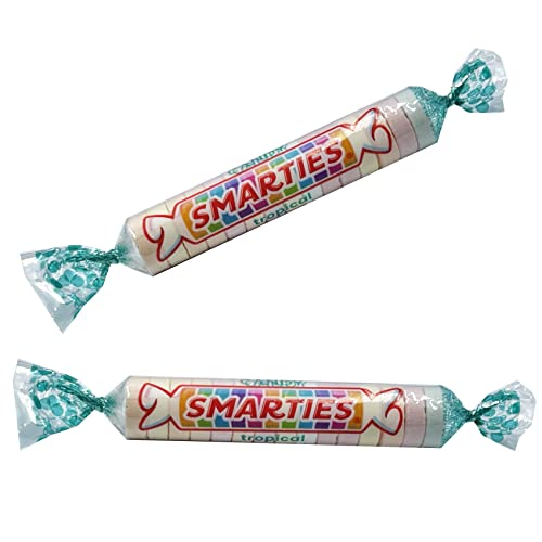 Smarties Hard Candy Roll, Assorted Flavors, Individually Wrapped (Half