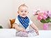 Baby Bandana Drool Bibs for Boys and Girls by TheAZBaby, Unisex 8 Pack Organic Cotton Bib Gift Set, for Teething and Drooling, Soft Absorbent and Hypoallergenic.
