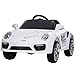 Uenjoy Kids Electric Ride on Cars 6v Battery Power Motorized Vehicles, Remote Control, Suspension, Music, Headlights, Horn, White