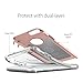 Spigen Hybrid Armor iPhone 7 Case/iPhone 8 Case with Air Cushion Technology and Hybrid Drop Protection for Apple iPhone 7 (2016) / iPhone 8 (2017) - Rose Gold