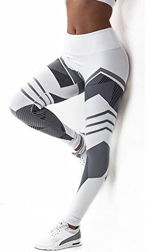 Inverlee Women Sports Gym Yoga Workout Mid Waist Running Pants Fitness Elastic Leggings