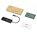 AUKEY USB C Hub with SD/TF Card Reader + 3 USB 3.0 Ports, USB C Adapter Ultra Slim for MacBook Pro 2017/2016, Huawei MateBook, Chromebook Pixel and More
