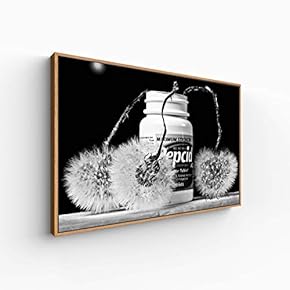 Canvas Wall Art for Living Room, Bedroom Black and White Article Framed Canvas Prints for Home Decoration Ready to Hang - 16x24 inches