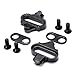 LANNIU Bike Cleats Compatible with Shimano SPD SM SH51 Clipless Cycling Pedals Works with Spin Bike, Indoor Cycling & Mountain Bike Bicycle Cleats - Replacement Bike Cleats