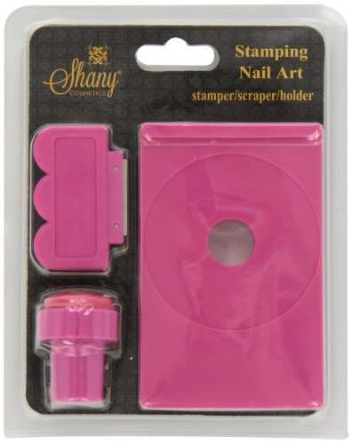 SHANY Stamping Nail Art Set (Nail Art Image Plate Holder, Scraper, Stamper)