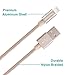 Tecland 3Pack 3FT 6FT 10FT Lightning Cable Nylon Braided Lightning to USB Charging Cord Charger for iPhone 6s,6, 6plus,6s plus, iPhone 5s 5 5c SE, iPad & iPod (gold)