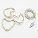 GMFive USB Operated Copper Wire Starry Lights 60m/20ft 60LED String USB DC 5V for Chritsmas Wedding Halloween Patio Party Decorations Fairy Steady ON/OFF mode (Warm white)