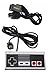 CONTROLLER GAMEPAD + 6' FOOT FT EXTENSION CABLE FOR FOR NES CLASSIC MINI EDITION VIDEO GAME SYSTEM