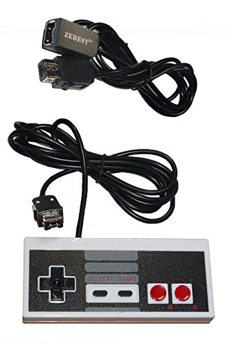 Zebest 6-Feet Extension Cable Controller Cord for Nes Classic Mini Edition 2016 Zebest 6-Feet Extension Cable Controller Cord for Nes Classic Mini Edition 2016