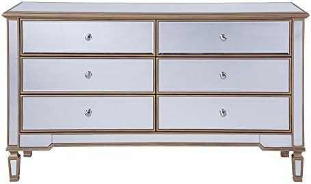 6-Drawer Cabinet in Gold